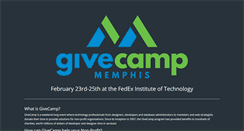 Desktop Screenshot of givecampmemphis.org